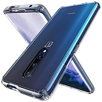 OnePlus 7 Pro Case, Raysmark [Shock-Absorption] Air Hybrid Slim Fit Shockproof Anti-Drop Crystal TPU Bumper   [Clear] Hard Back Protective Case Cover Compatible for OnePlus 7 Pro (Clear)