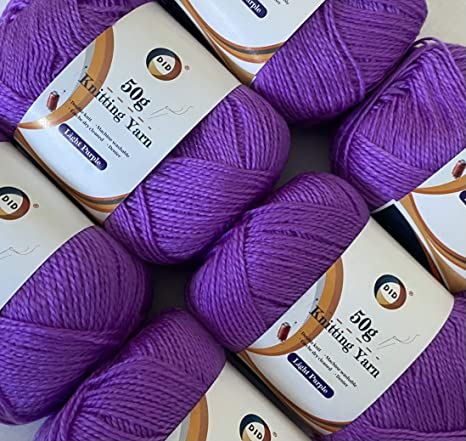 6x50g Double Knitting Yarn (Light Purple)