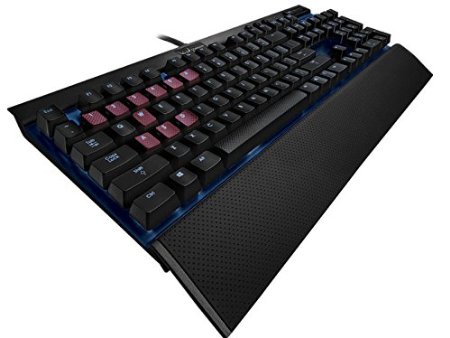 Corsair Gaming K70 Mechanical Keyboard with Back-Lit Blue LED, Cherry MX Red (CH-9000085-NA)