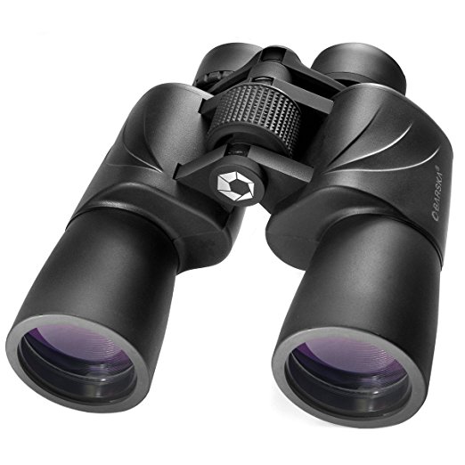 BARSKA Escape Porro Zoom Binoculars (Green Lens)