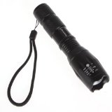 SecurityIng SF66 700Lm XM-L2 U2-1A LED Adjustable Focus Zoomable Waterproof 5 Modes Flashlight65288Battery not Included