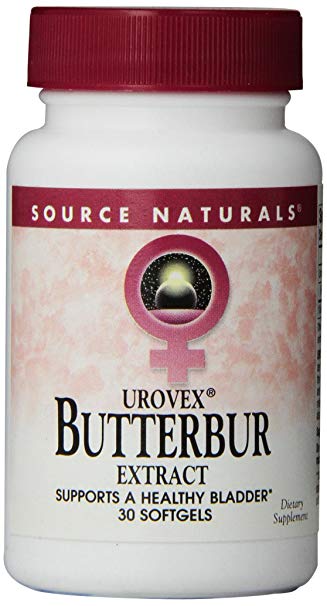 Source Naturals Butterbur (Eternal Woman) 50mg, Supports a Healthy Bladder, 30 Softgels