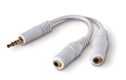 Belkin Speaker and Headphones Splitter - White