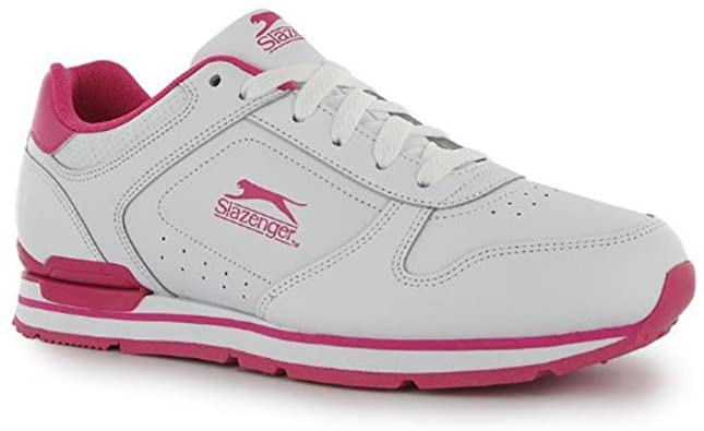 Slazenger Womens Classic Trainers Lace Up Padded Tongue