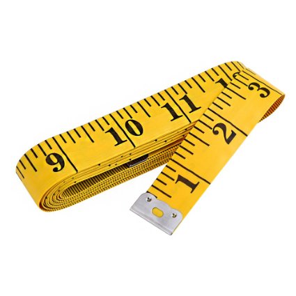 eBoot 120-Inch Soft Tape Measure for Sewing Tailor Cloth Ruler Yellow