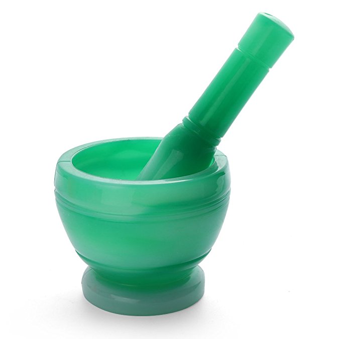 Lakatay Mortar and Pestle Perfect for Grinding Spices, Grains, Nuts & Herbs-Green