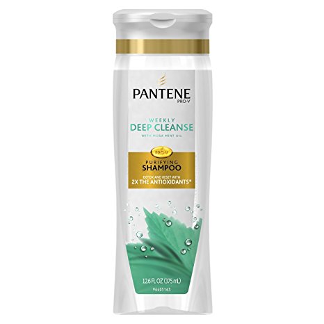 Pantene Pro-V Weekly Deep Cleanse Purifying Shampoo - 12.6 oz - 2 Pack