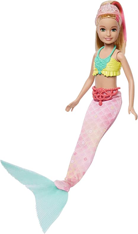 Barbie Mermaid Power Stacie Doll with 10 Pieces Including Clothing, Mermaid Tail, Pet & Accessories, Toy for 3 Year Olds & Up