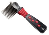 Epica Reversible De-Matting Comb with Safety Blades for Dogs and Cats with Long or Medium Hair