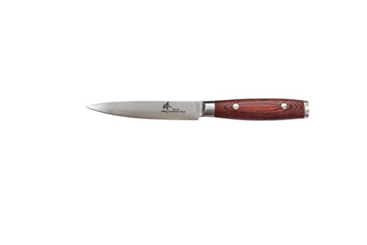 ZHEN Japanese VG-10 3-Layer Forged Steel Fruit Paring Utility Knife, 4.5-Inch