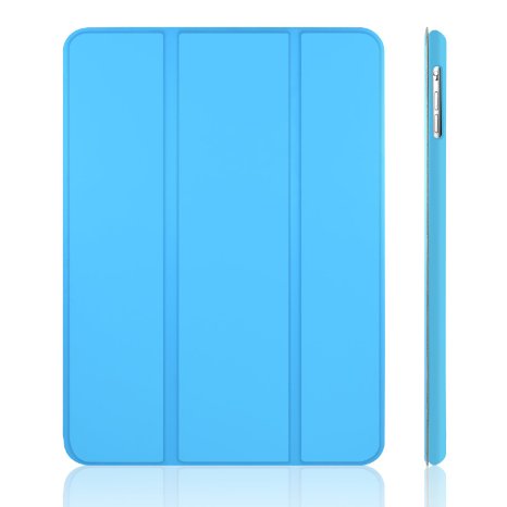 iPad Air Case, JETech® Gold Serial iPad Air Slim-Fit Smart Case Cover for Apple iPad Air iPad 5 with Auto Sleep/Wake Feature (iPad Air, Blue)