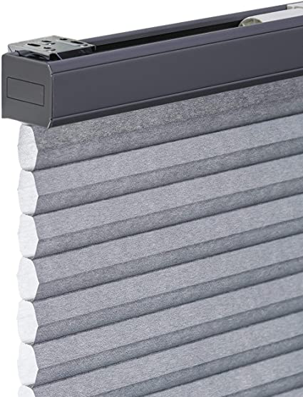 CHICOLOGY Cordless Cellular Shades Privacy Single Cell Window Blind, 30" W X 64" H, Morning Pebble