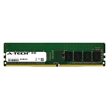 A-Tech 16GB Module 2400Mhz PC4-19200 288-Pin Dimm DDR4 1.2v Non ECC 2rx8 Desktop Computer Memory Ram Stick (AT16G1D4D2400ND8N12V)