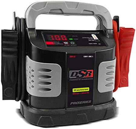 Schumacher DSR132 1200 Peak Amp 12V Ultracapacitor Hybrid Jump Starter