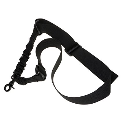 VANKER Single Point Tactical Bungee Rifle Airsoft Hunting Sling Strap Hook Adjustable