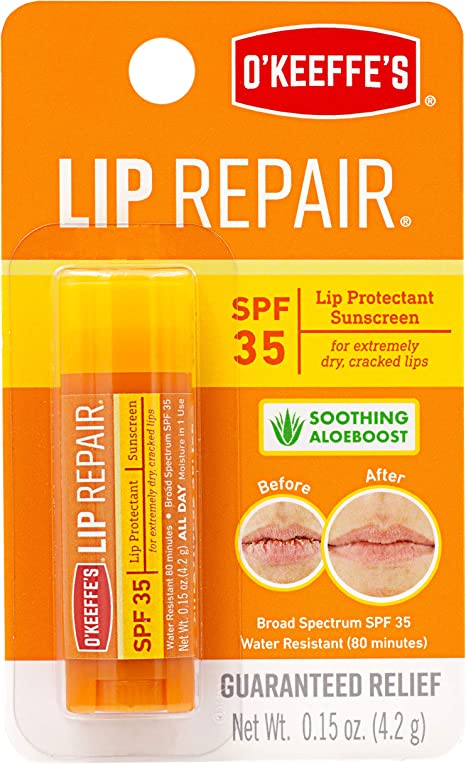 O'Keeffe's Lip Repair SPF 35 Lip Balm Stick, (Pack of 1)