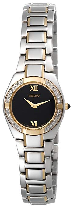 Seiko Women's SUJF10 Diamond Two-Tone Watch