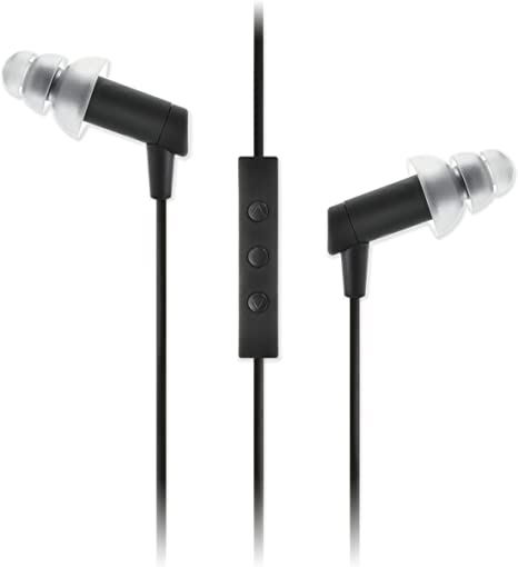 Etymotic Research ER23-HF3-Black-I In-Ear Headset with 3-Button Remote Control for iPod, iPhone, iPad (Black)