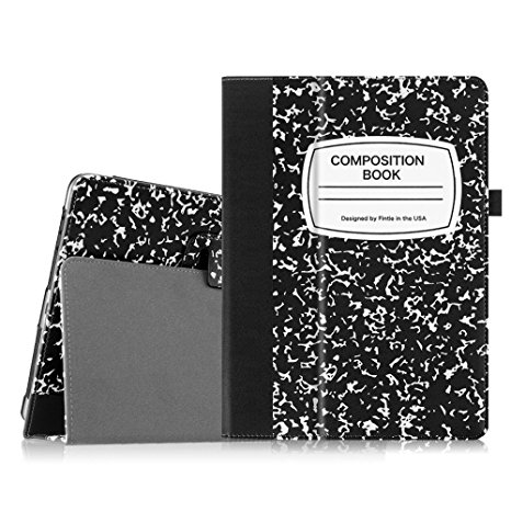 Fintie iPad mini 4 Case - Premium PU Leather Folio Case with Smart Cover Auto Sleep / Wake Feature for Apple iPad mini 4 Released on 2015, Composition Book Black