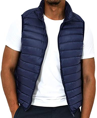 LOGEEYAR Men's Packable Down Jacket Insulated Lightweight Puffer Jacket Winter Outerwear