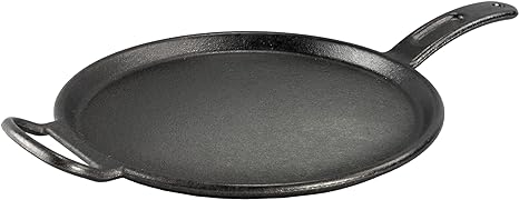 Lodge BOLD 12 Inch Seasoned Cast Iron Griddle, Design-Forward Cookware,Black