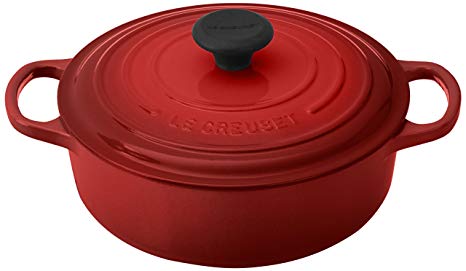 Le Creuset Signature Round Wide 3-1/2-Quart Dutch Oven, Cherry