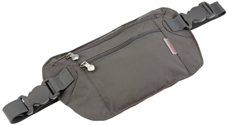 Samsonite Double Pocket Money Belt - Graphite