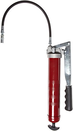 Alemite 500-E Grease Gun, Develops up to 10,000 psi, Delivery 1 oz./21 Strokes, 16 oz. Bulk or 14 oz. Cartridge, with 18" Hose & Coupler, 3-Way Loading
