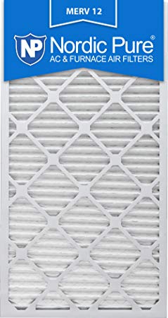 Nordic Pure 24x30x1 MERV 12 Pleated AC Furnace Air Filters, 3 Piece