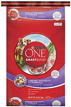Purina ONE SmartBlend Dry Dog Food, Vibrant Maturity 7  Formula, 31.1-Pound Bag, Pack of 1