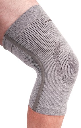 Incredibrace Compression Athletic Bamboo Charcoal Knee Sleeve Large