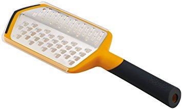 Joseph Joseph 2-in-1 Etched Grater with Adjustable Handle, Twist Grater, Extra Course and Ribbon