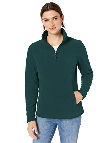 Amazon Essentials Women's Quarter-Zip Polar Fleece Pullover Jacket