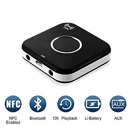 NFC Bluetooth Receiver, Dual Audio Output, Bluetooth Audio Receiver (NFC Bluetooth Receiver)