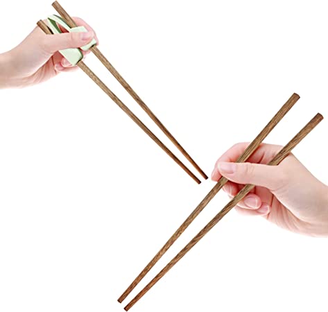 Chopsticks for Beginners, Chopsticks with Training Holders for Adults, Trainers or Learner, Suitable for Right or Left Hand, Anti-Slippery Reusable and Replaceable