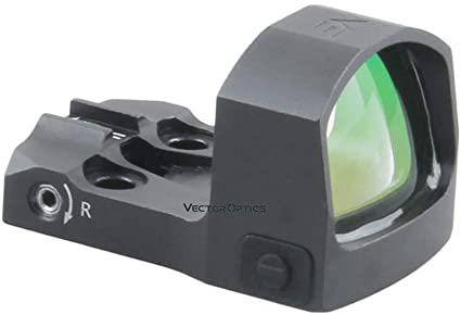 Vector Optics Frenzy-S 1x17x24 MIC Red Dot Sight with MAG Footprint, Red Illuminated Reticle, 3 MOA Dot Size, 8 Levels of Illumination & 2 Levels of NV