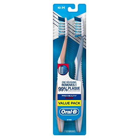 Oral-B Pro-Health All-In-One 40 Medium Toothbrush Twin Pack, 2 Count