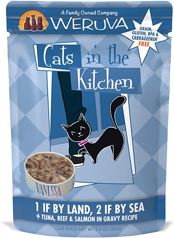 Weruva Cats in the Kitchen Grain-Free Natural Wet Cat Food Pouches